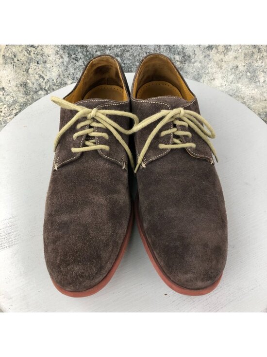 Cole Haan Men\'s Size 11.5M Brown Suede Leather Lace-Up Derby Oxford Shoes C07596 main image 10